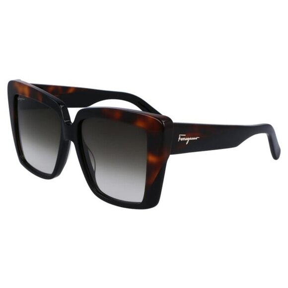 Salvatore Ferragamo Accessories - New SALVATORE FERRAGAMO Black Square SF1060S 006 Sunglasses Women